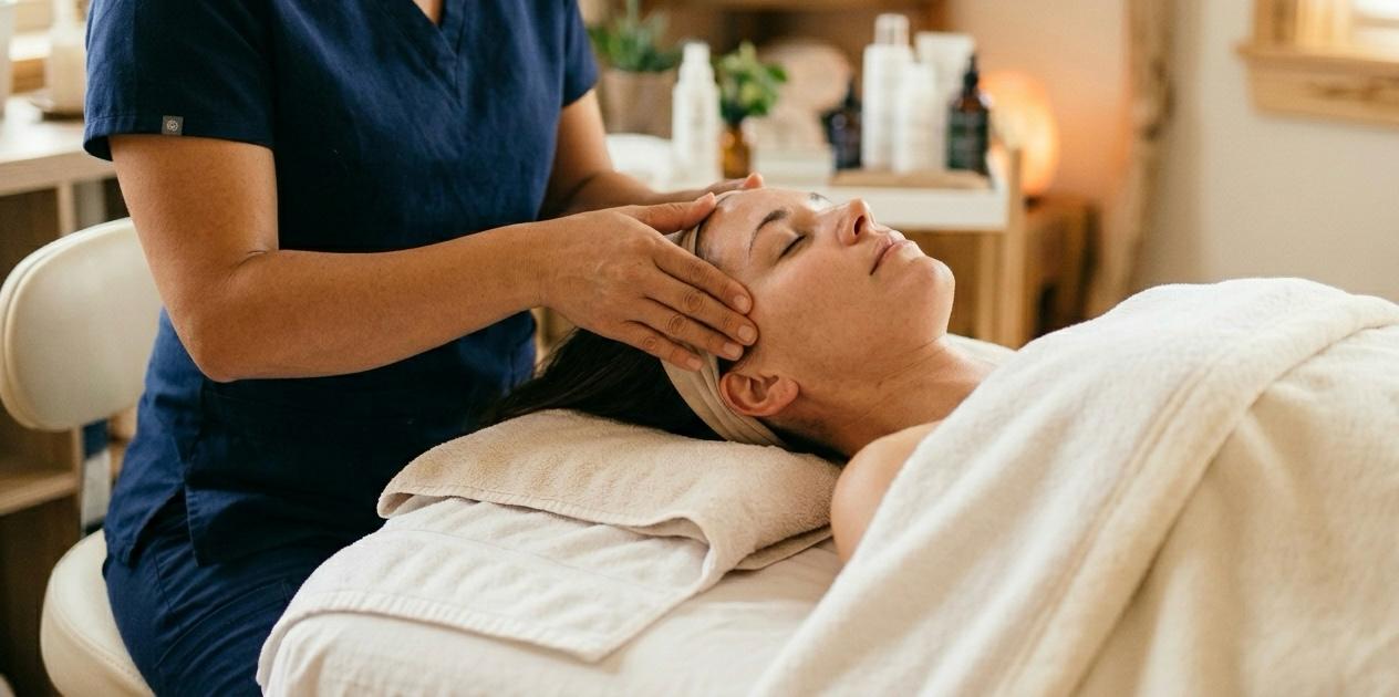 Massagem Crânio Facial