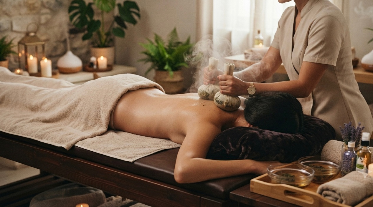 Massagem Relaxante com Pindas Chinesas